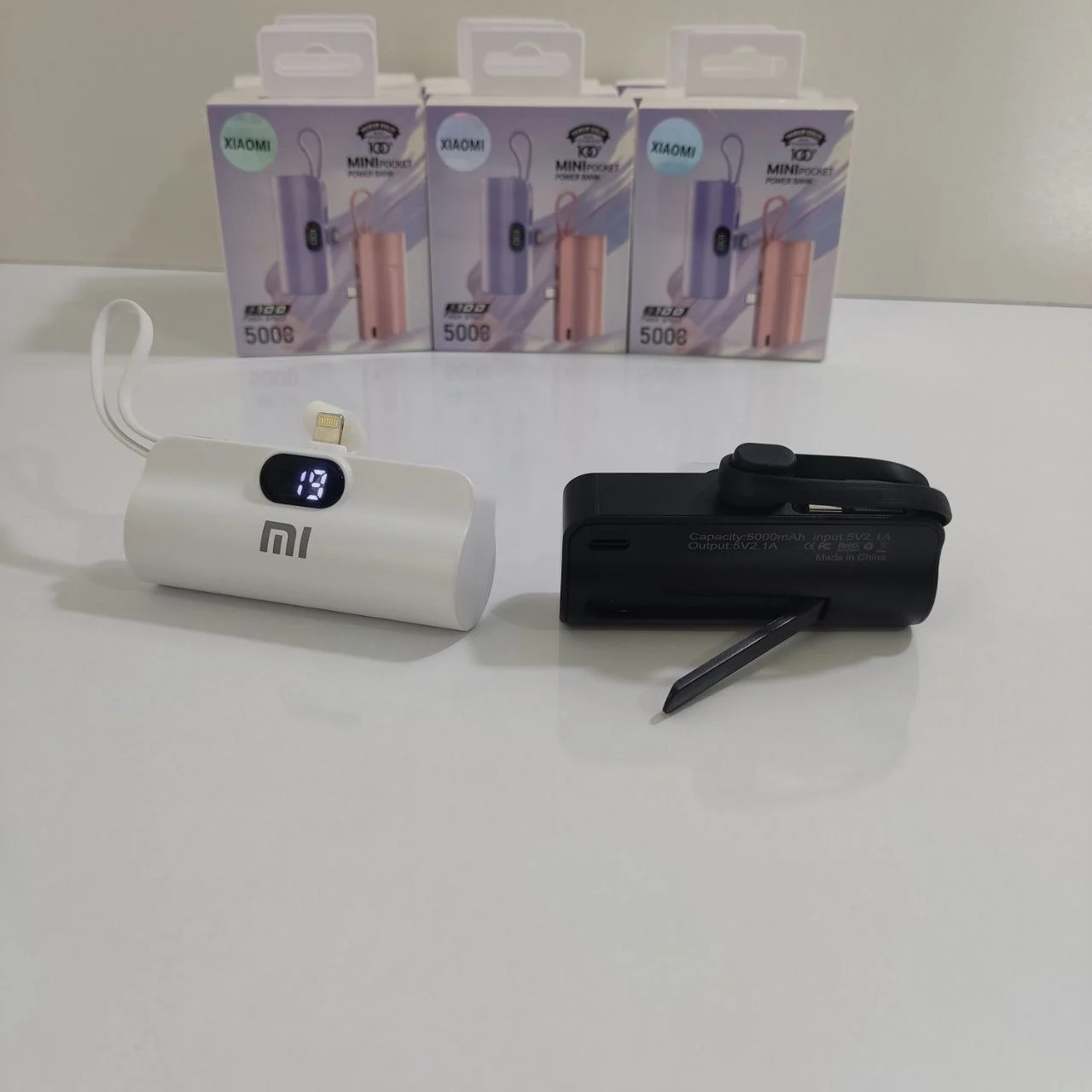 مینی پاوربانک جیبی شیائومی | 5000mAh - تصویر 3