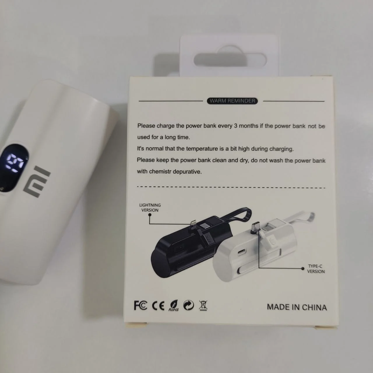 مینی پاوربانک جیبی شیائومی | 5000mAh - تصویر 7